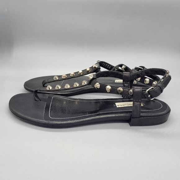 BALENCIAGA Cagole T-strap Sandals - Picture 10 of 16